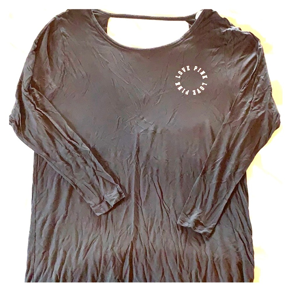 Open back long sleeve